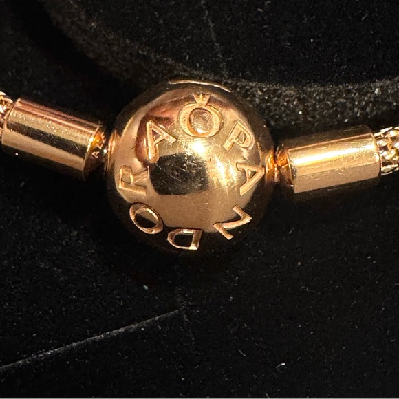 Pandora Moments Mesh Bracelet in Rose Gold - Picture 5 of 10